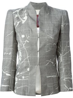 пиджак в ломаную клетку  John Galliano Vintage