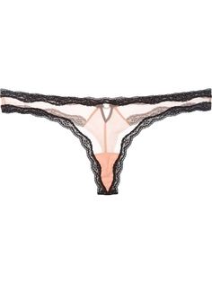 прозрачные стринги из тюля Fleur Du Mal