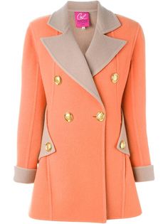двубортное пальто Christian Lacroix Vintage