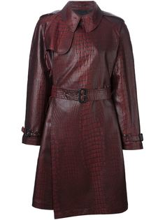 пальто с принтом крокодиловой кожи  Jean Paul Gaultier Vintage