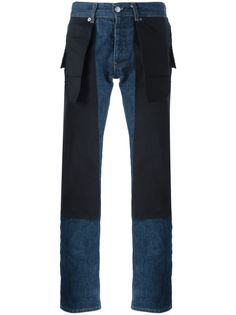 джинсы слим изнаночного кроя  Helmut Lang Vintage