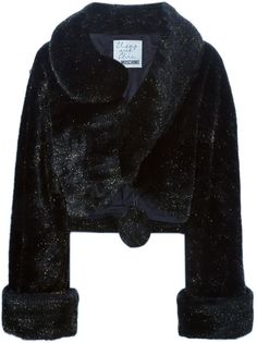 пальто из искусственного меха Moschino Vintage
