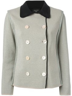 куртка букле с контрастным воротом Jean Paul Gaultier Vintage