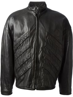 куртка с панельной вставкой в рубчик Versace Vintage