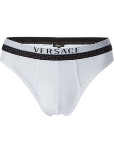 трусы с логотипом на резинке Versace