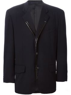 пиджак с контрастной отделкой лацканов Comme Des Garçons Vintage