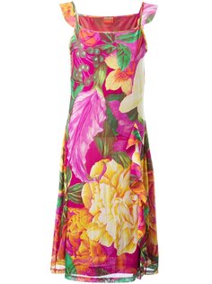 платье с цветочным принтом Kenzo Vintage