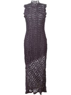 длинное кружевное платье John Galliano Vintage