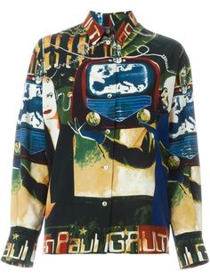 рубашка LEurope De LAvenir Jean Paul Gaultier Vintage