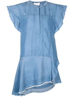 асимметричное платье из шамбре 3.1 Phillip Lim