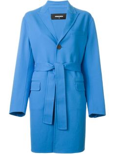 однобортное пальто Dsquared2