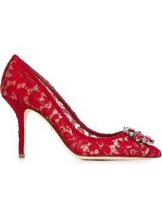 декорированные кружевные туфли Dolce & Gabbana