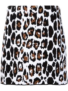 юбка с леопардовым принтом Sonia Rykiel