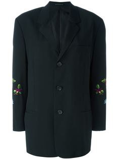 пиджак с вышивкой Yohji Yamamoto Vintage