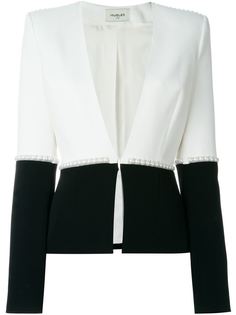 блейзер с отделкой из искусственного жемчуга Mugler