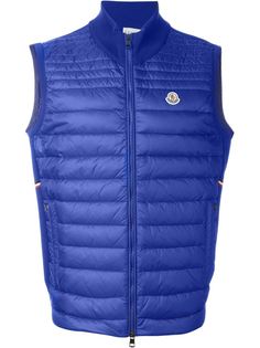 жилет с панельным дизайном  Moncler