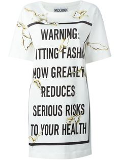 платье-футболка Fashion Kills Moschino