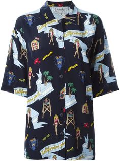 рубашка с графическим принтом Jc De Castelbajac Vintage