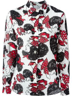 рубашка Mafalda с анимационным принтом Jc De Castelbajac Vintage