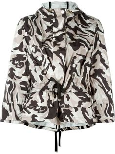 куртка с камуфляжным принтом  Moncler