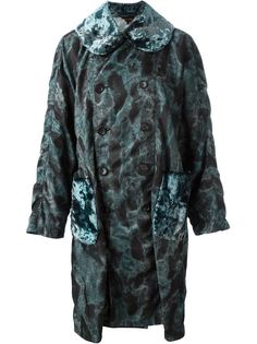 пальто с камуфляжным принтом  Comme Des Garçons