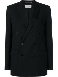 классический двубортный блейзер Saint Laurent