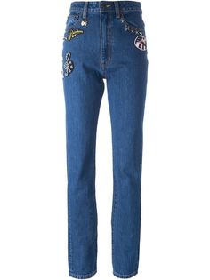 декорированные джинсы Marc Jacobs