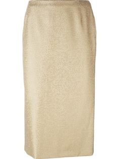 декорированная юбка-карандаш  Versace Vintage