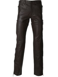 кожаные брюки Jean Paul Gaultier Vintage