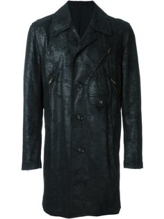 пальто с потертой отделкой Comme Des Garçons Vintage