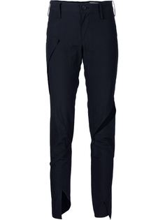 брюки с разрезом  Yohji Yamamoto