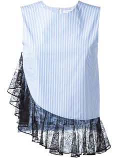 блузка с кружевной оборкой J.W.Anderson