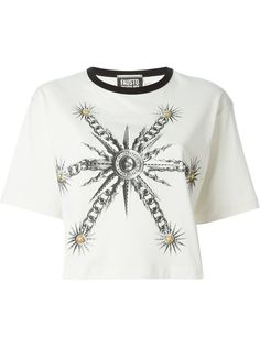 футболка с принтом солнца Fausto Puglisi
