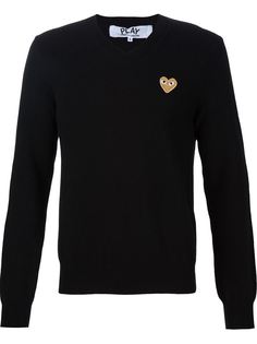 свитер с V-образным вырезом Comme Des Garçons Play