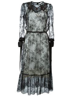 декорированное кружевное платье  Marc Jacobs