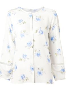 шелковая блузка с цветочным принтом Vilshenko
