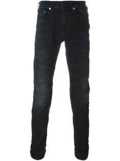 джинсы в байкерском стиле Neil Barrett