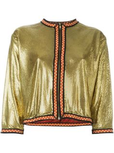 куртка с контрастной окантовкой  Jean Paul Gaultier Vintage