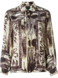 рубашка с принтом Jean Paul Gaultier Vintage
