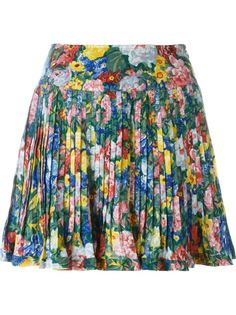 юбка с цветочным принтом  Kenzo Vintage