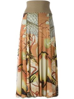 длинная юбка с принтом Jean Paul Gaultier Vintage