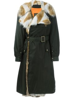 пальто с меховой отделкой  Mr & Mrs Italy
