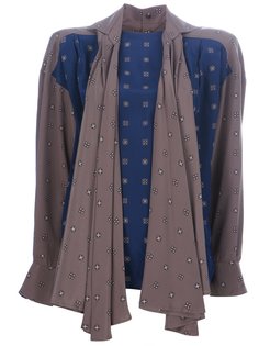 блузка с контрастными вставками Gianfranco Ferre Vintage