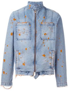 джинсовая куртка с потертой отделкой Walter Van Beirendonck Vintage