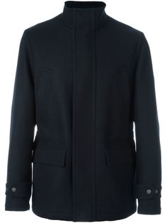 пальто с накладными карманами Canali