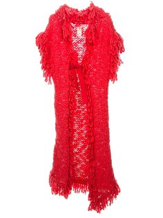 длинный кардиган свободной вязки John Galliano Vintage