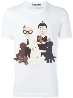 футболка с нашивками  Dolce & Gabbana