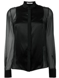 прозрачная рубашка  Givenchy