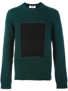 свитер с круглым вырезом MSGM