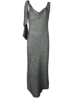 твидовое драпированное платье Maison Margiela